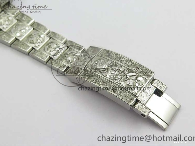 0514 Contemporary Milgauss 116400 904L Engraved SS DJF 11 Best Edition Blue Dial on 904L Engraved SS Bracelet A2836 (Real Green Sapphire Crystal) 3068